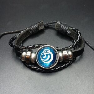Genshin Impact Adjustable Hand Woven Leather Bracelet For Kids And Adult…
